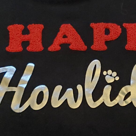 PJ Salvage Happy Howlidays Pajama Top Size Small - Picture 4 of 4